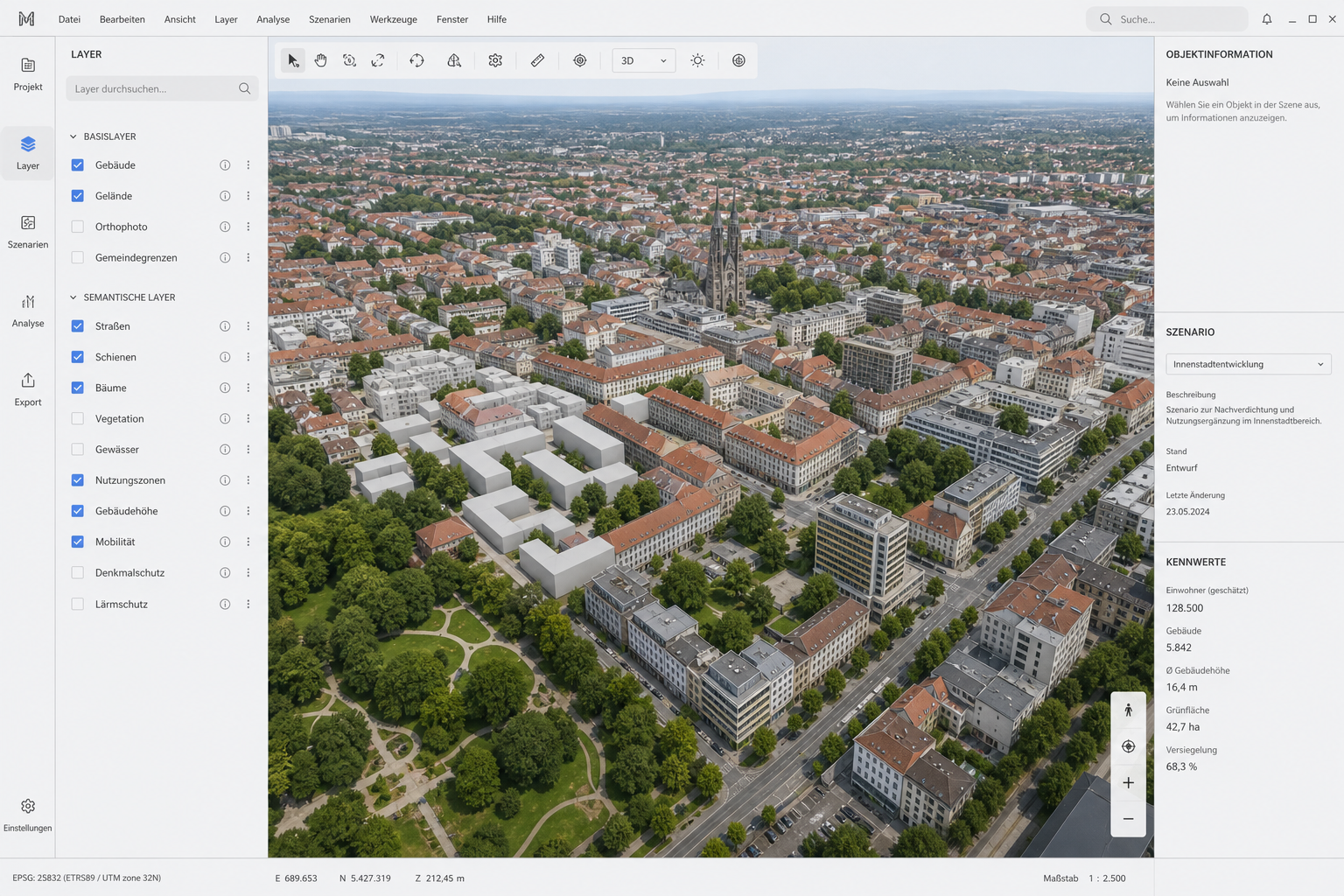 欧洲 3D 城市模型